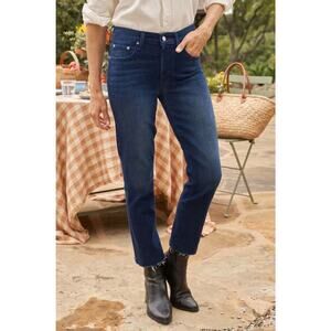 Frank & Eileen the Everyday Jean Cork Rind Sz 28 Straight Leg Minimal High Rise